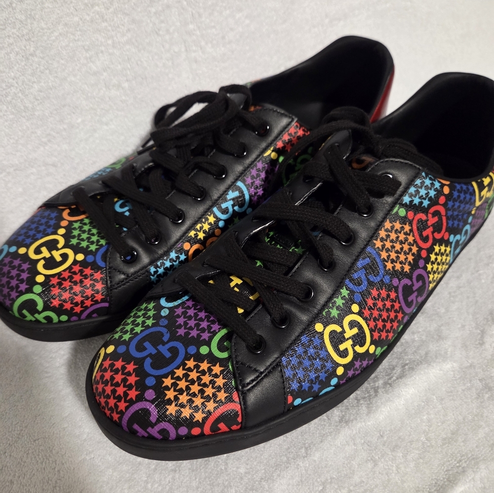 Gucci Ace GG Supreme Low 'Psychedelic - Black'